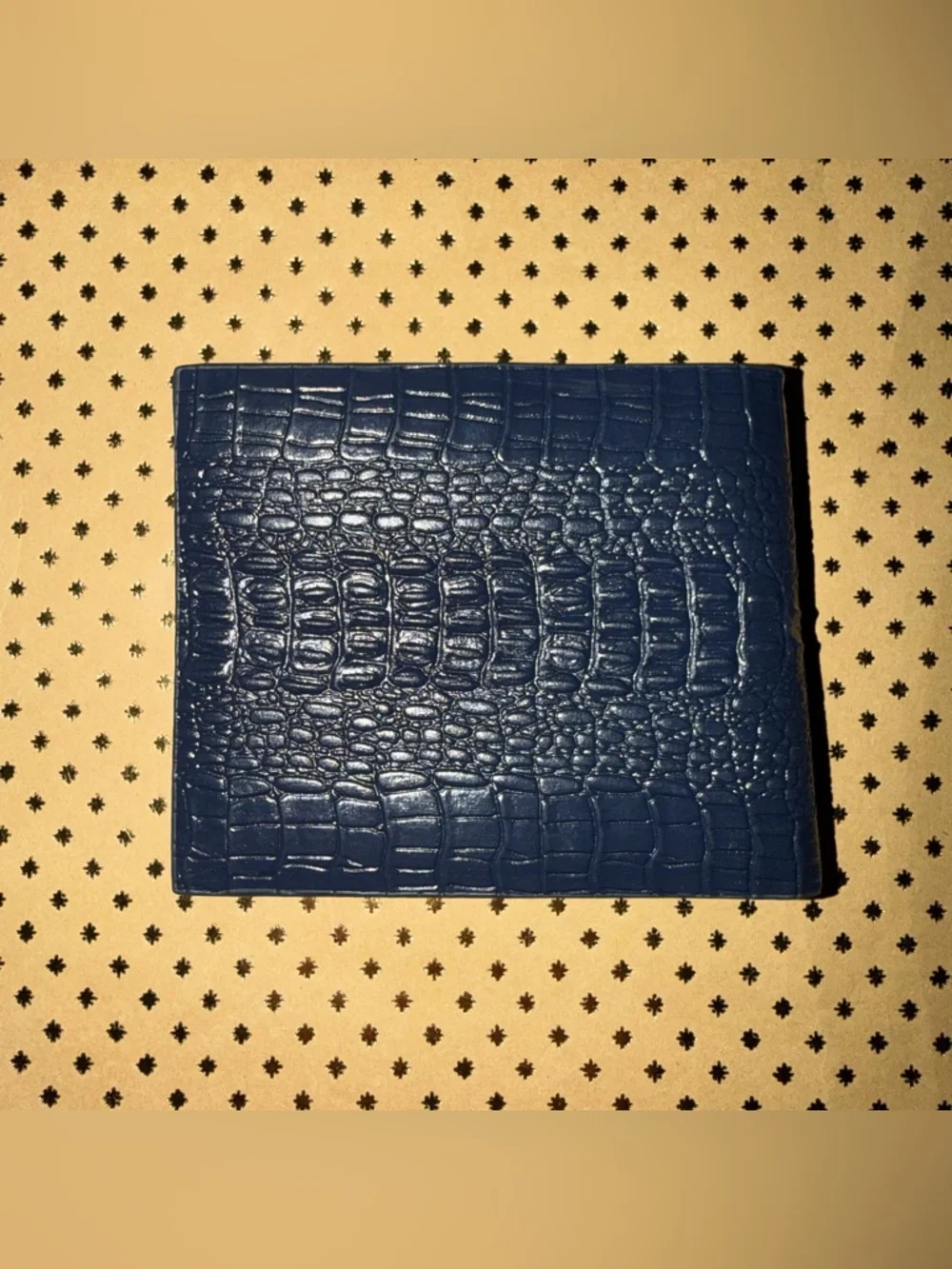 🆕 NEW Men's Navy Textured Wallet
